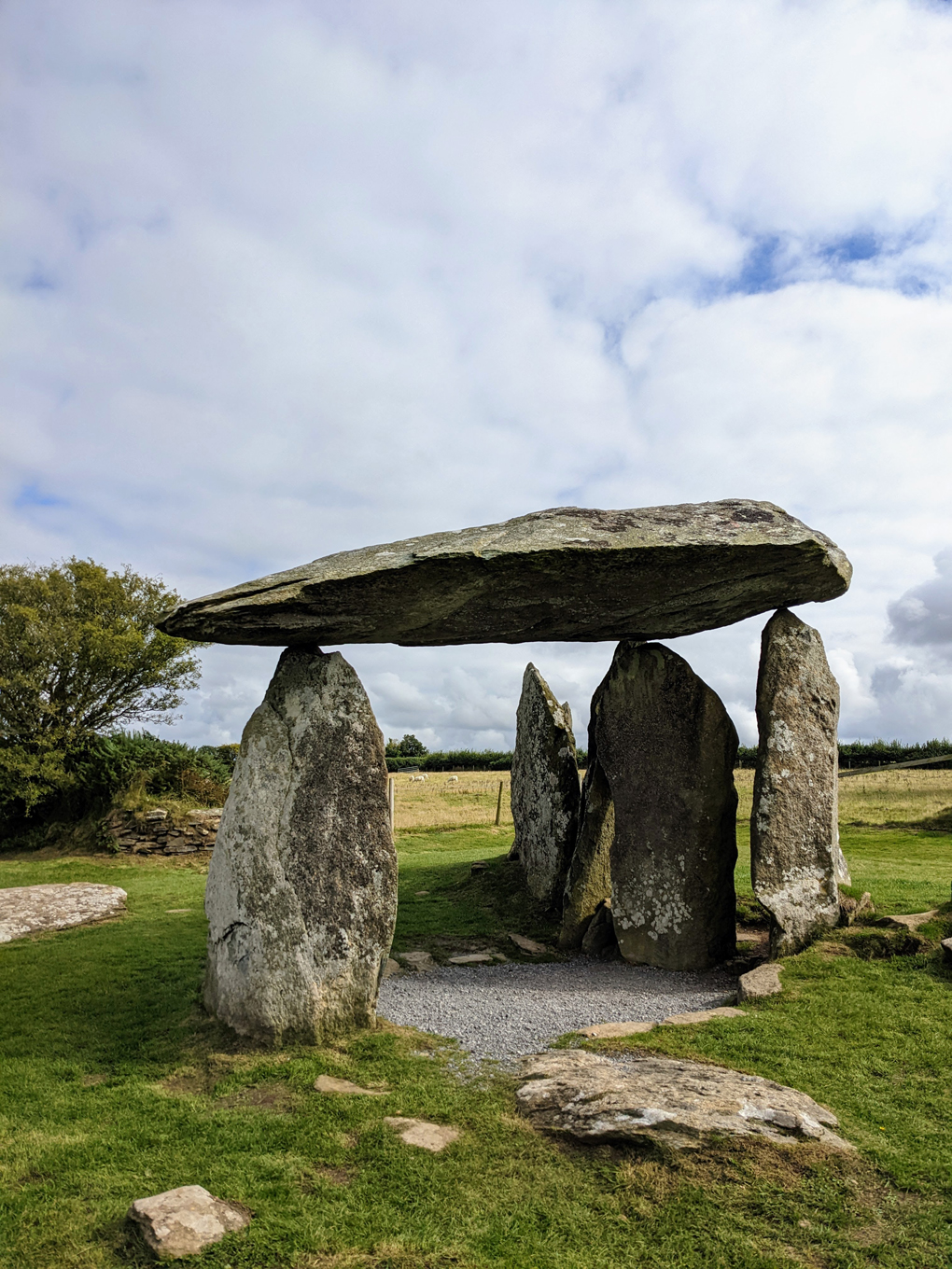 A 5000 year old dolmen in Wales.