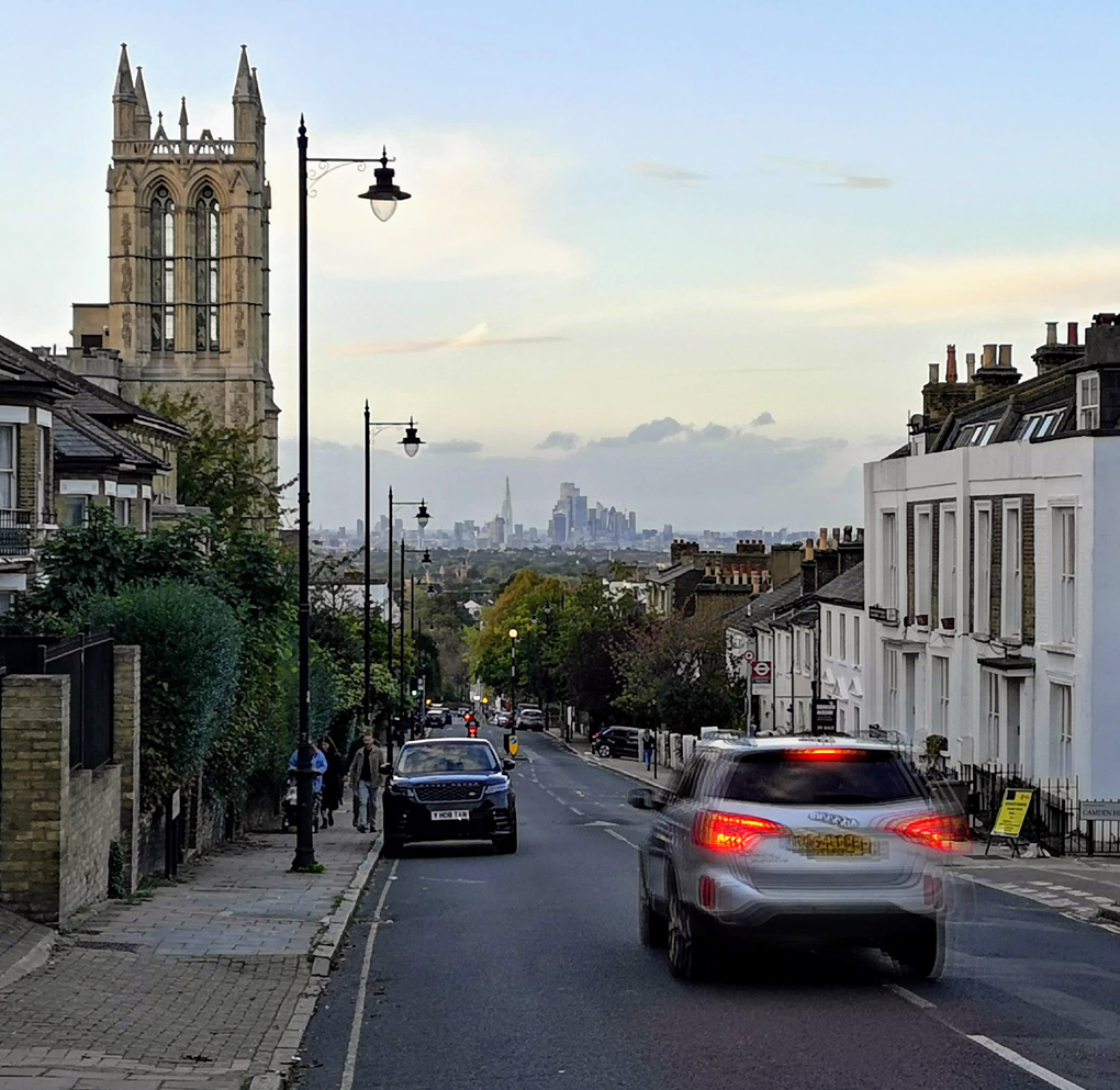 London from Gypsy Hill