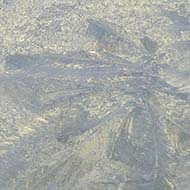 Ice formation on car windscreen