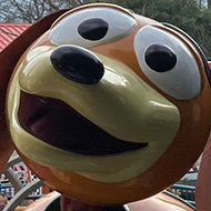 Slinky rollercoaster at Disneyland Paris