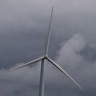 We drove over a mountain in Wales to see what was there. On the top there is a wind-farm - a pet hate of my husband’s but i don’t mind them. They make a swooshing noise when you get near and looked a sight standing tall against the dark grey billowing storm clouds behind.