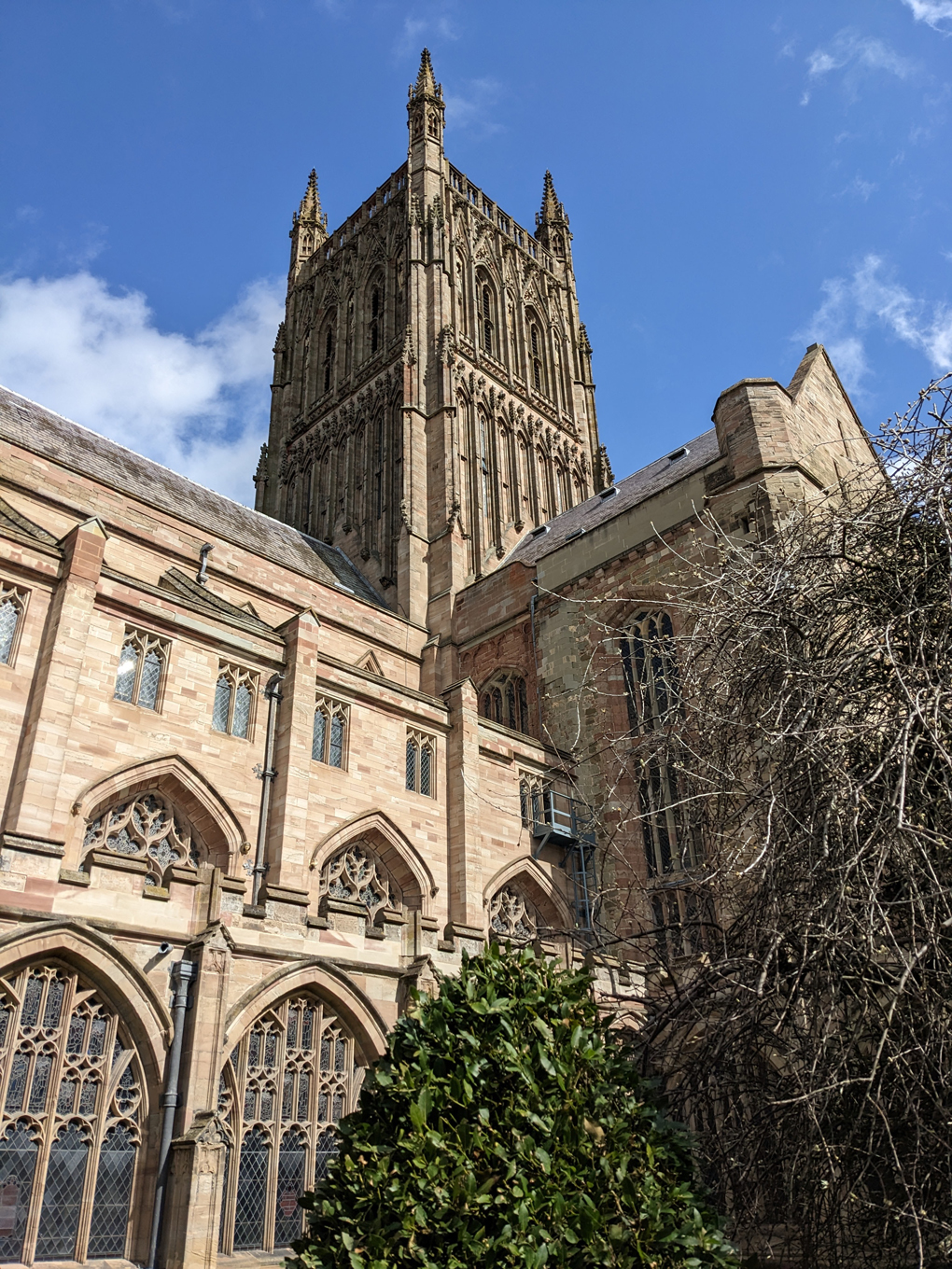 A view of Worcester Cathedral