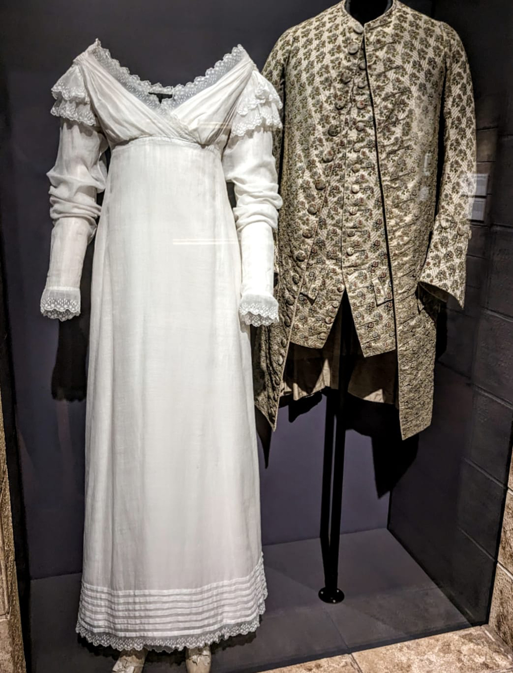 Image of clothes worn from beheading white dress