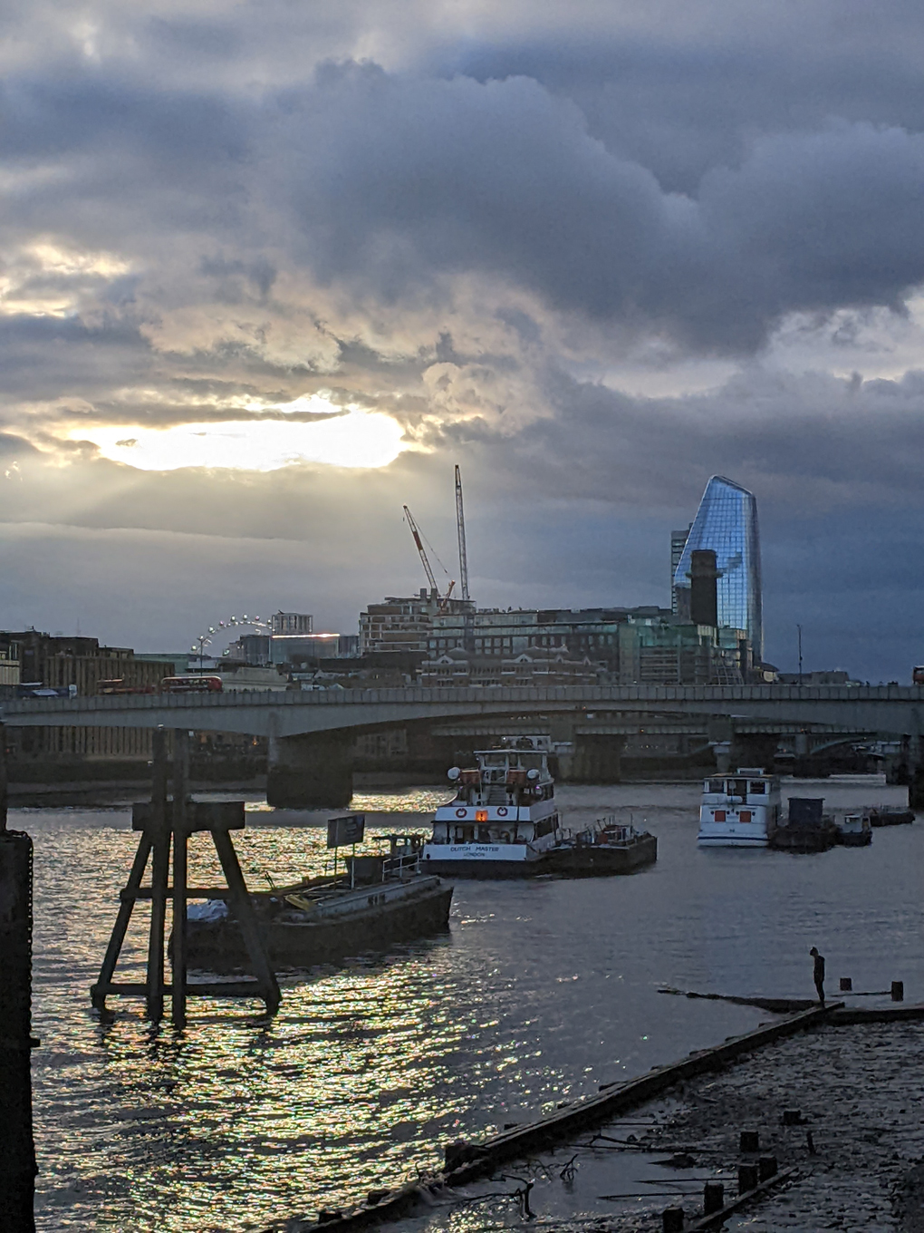 Muddy Thames in March