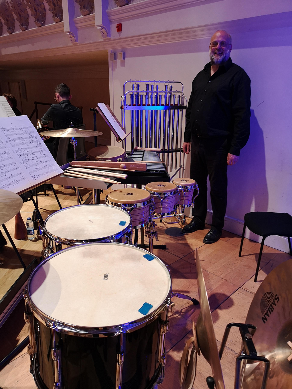 Percussion instruments with small set of tubular bells