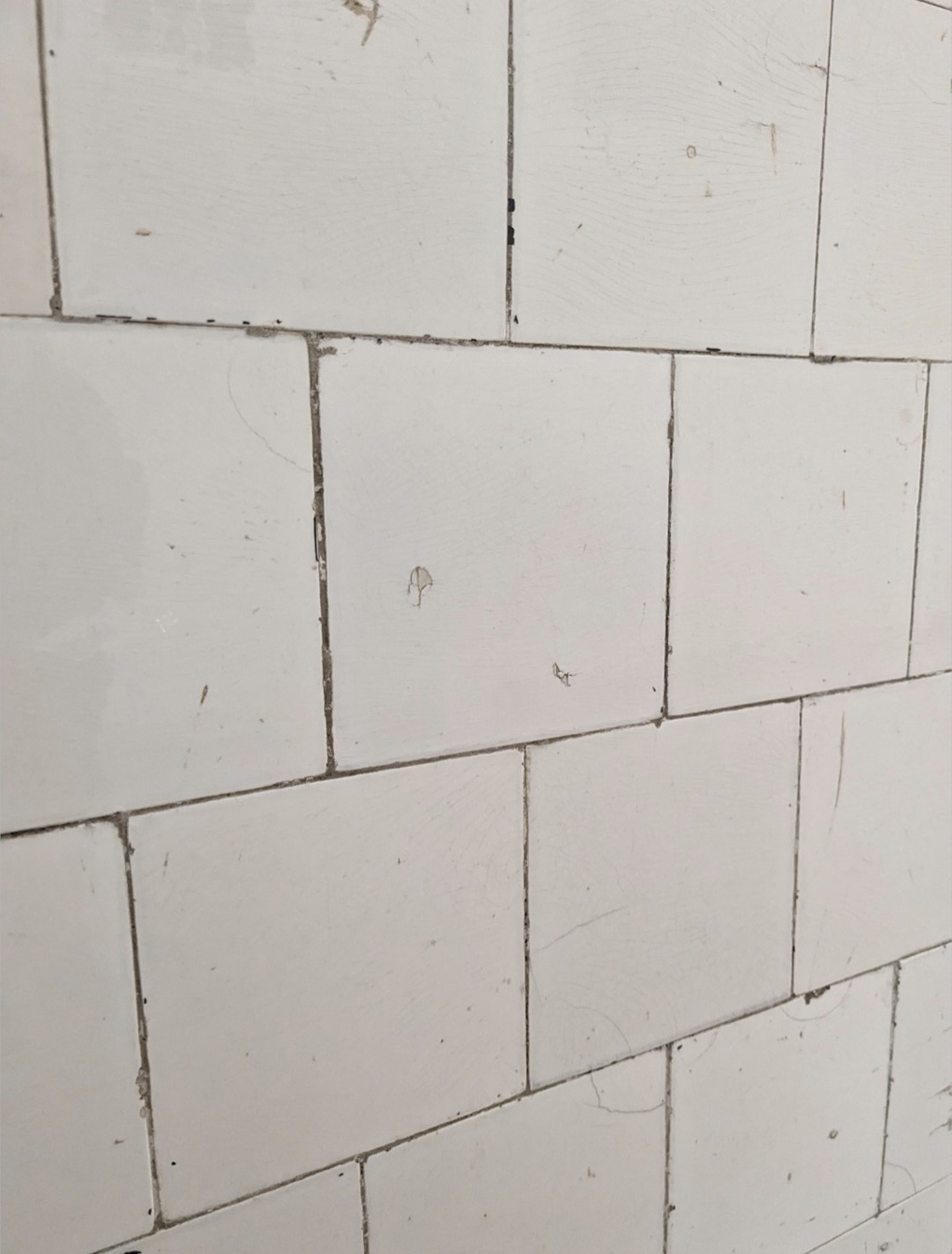 White tiles