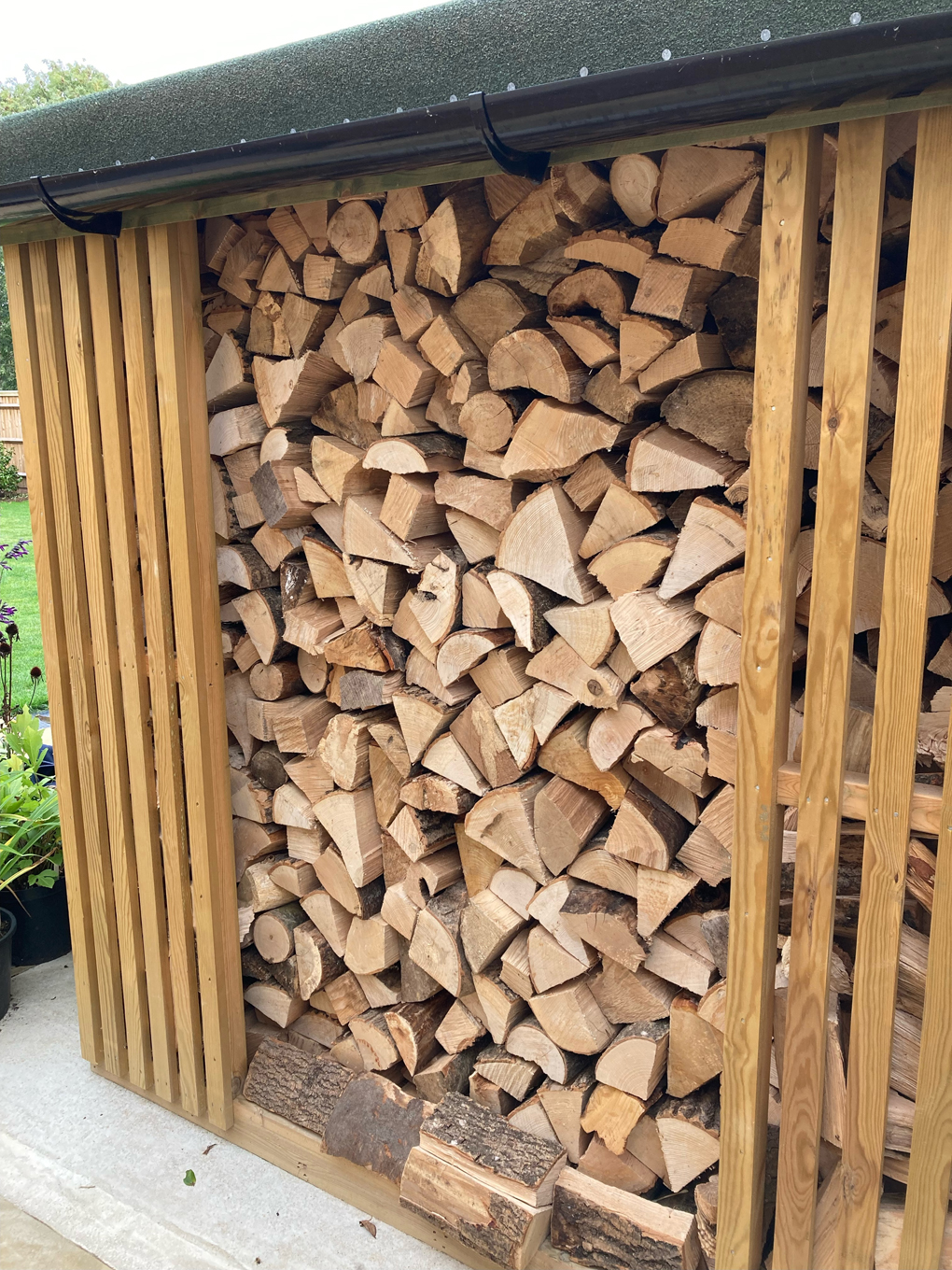 Logs in store