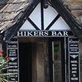 The hostelry at the southern end of the Pennine Way, at Edale, Derbyshire. The Old Nags Head is a low-ceilinged, stone-built, traditional country inn situated in a building dating back to 1577. Excellent pint and food.