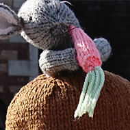 Yarn Bombing in our village - a group of knitters decorated the pillars of the old school . The display of crocheted and knitted bees visiting a variety of knitted flowers on a base which covered the pillars was very cheery and fun. The Guardian Newspaper did a feature on it so we were delighted - our small village had achieved fame! The paper printed the name of the next village in error with the photo, shame!