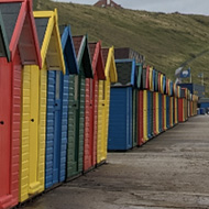 Beach huts at Whitby