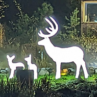 Illuminated reindeer