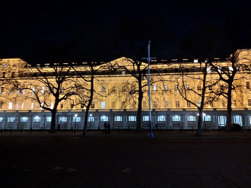 The Royal Society with mood lighting