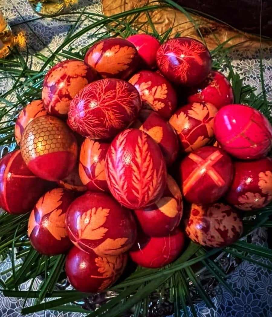 Table prepared for Easter
