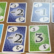 A winning hand of minus 4 on Skyjo