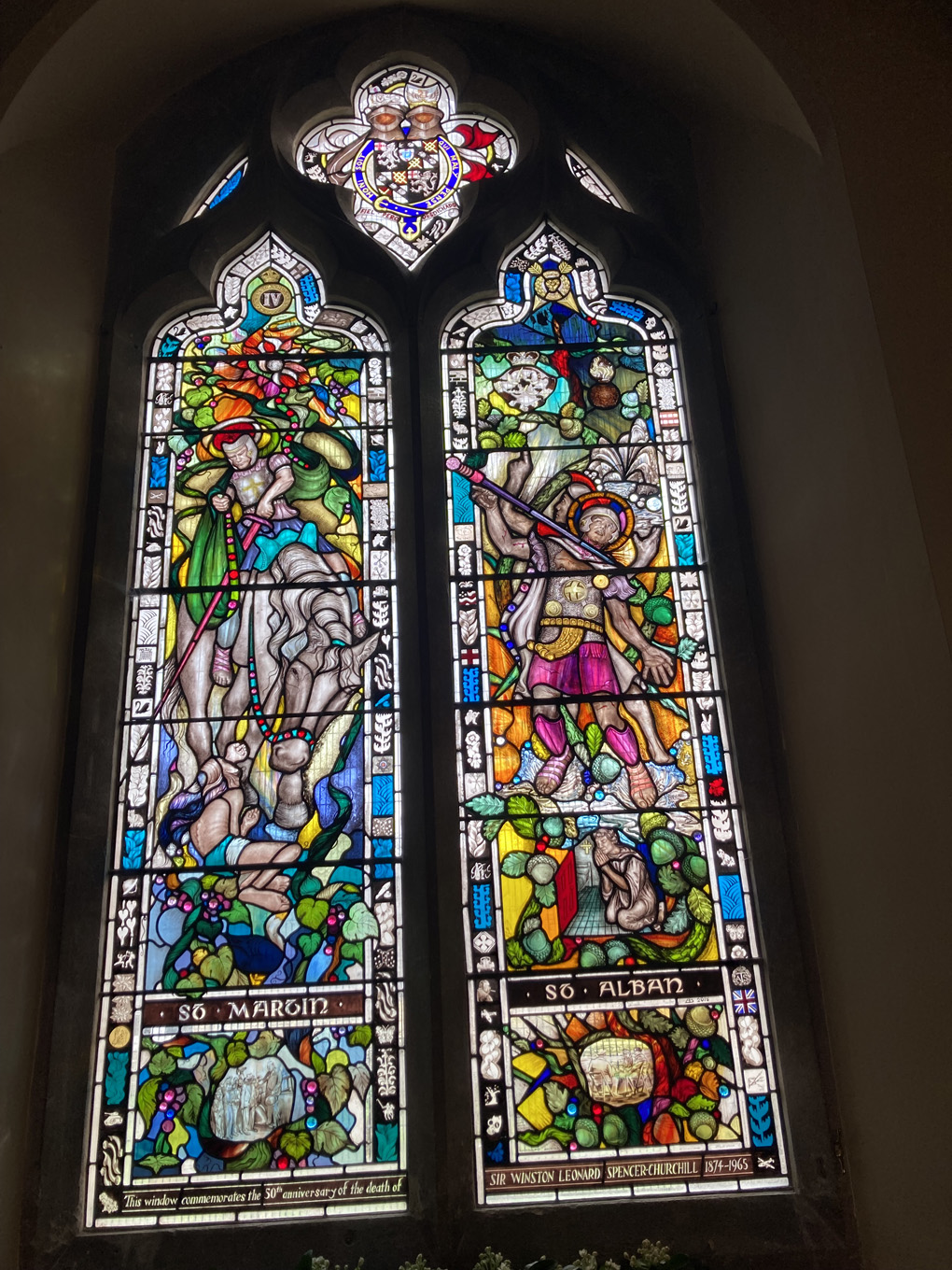 Stained glass window