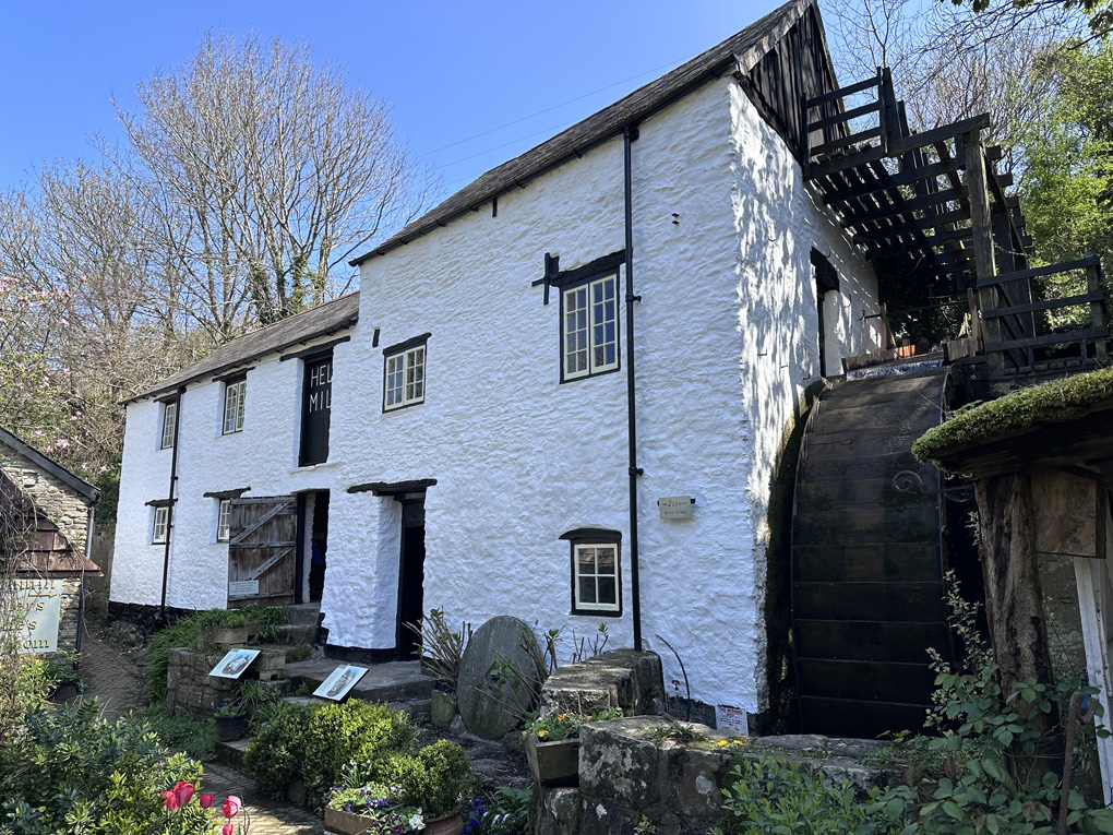 Devonian Cornmill with working watermill to right hand side