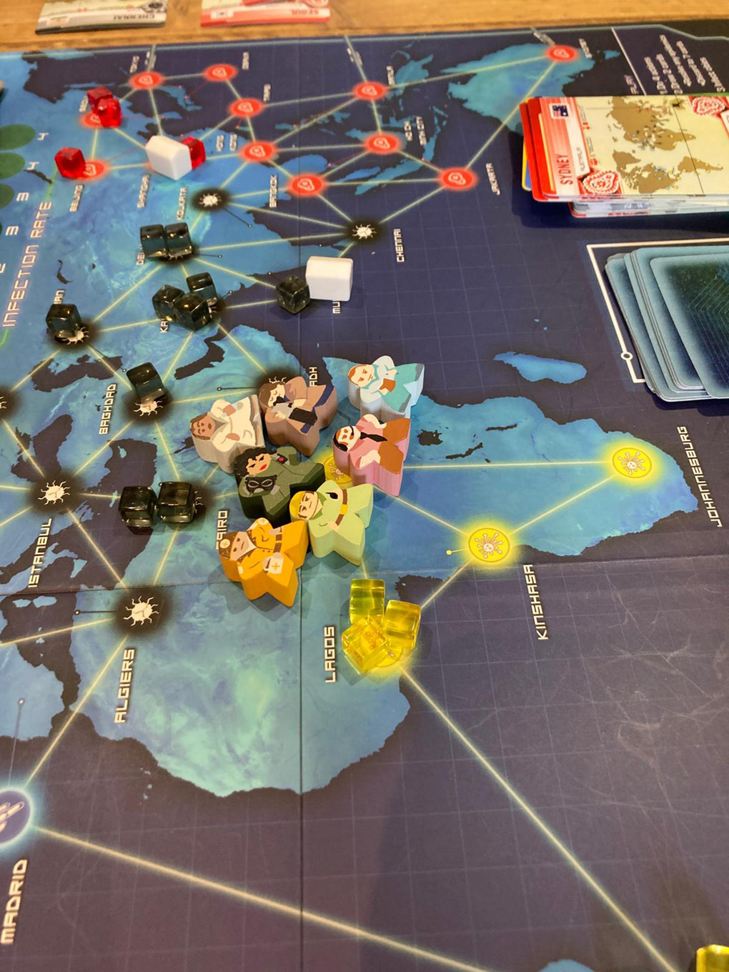 Game of Pandemic in progress