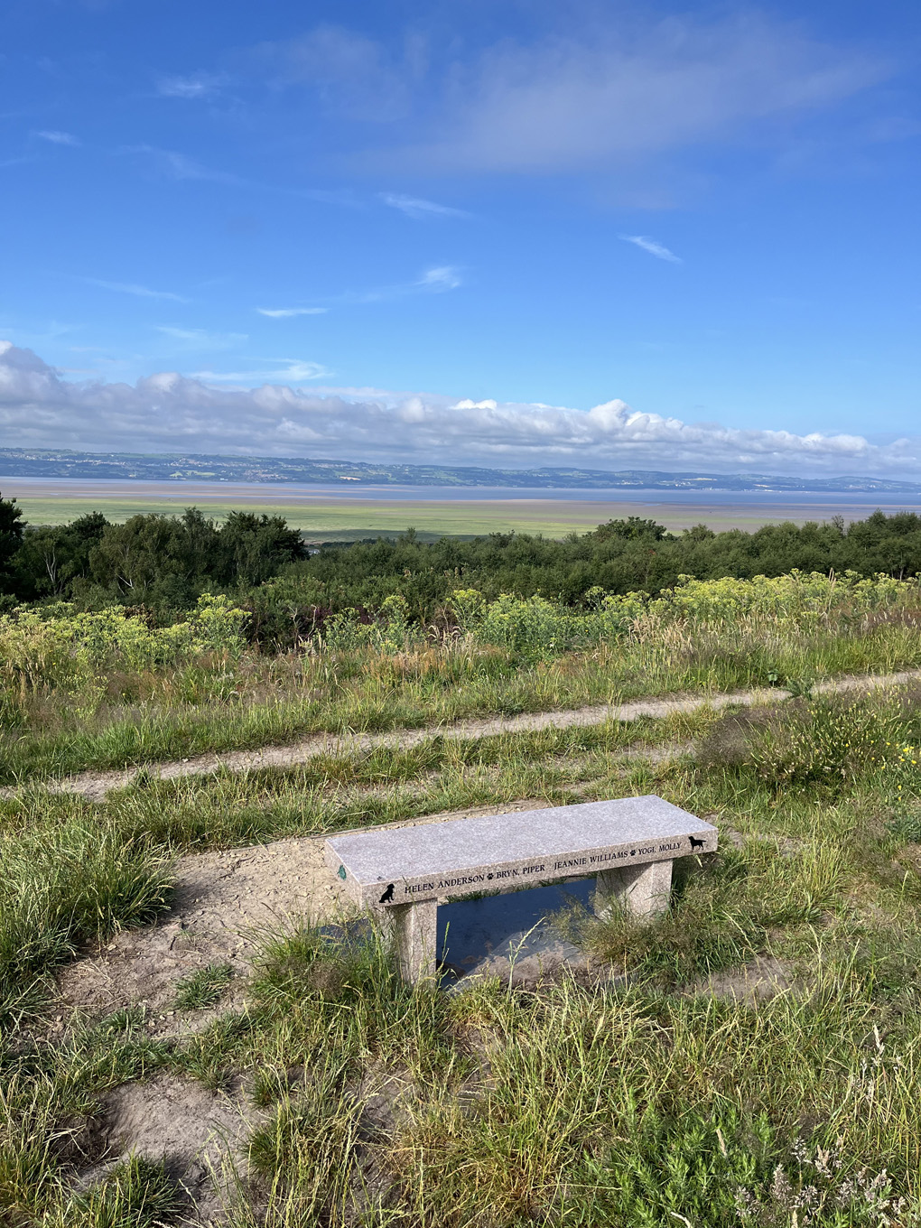 A colourful morning over the Heswall estuary looking into Wales.