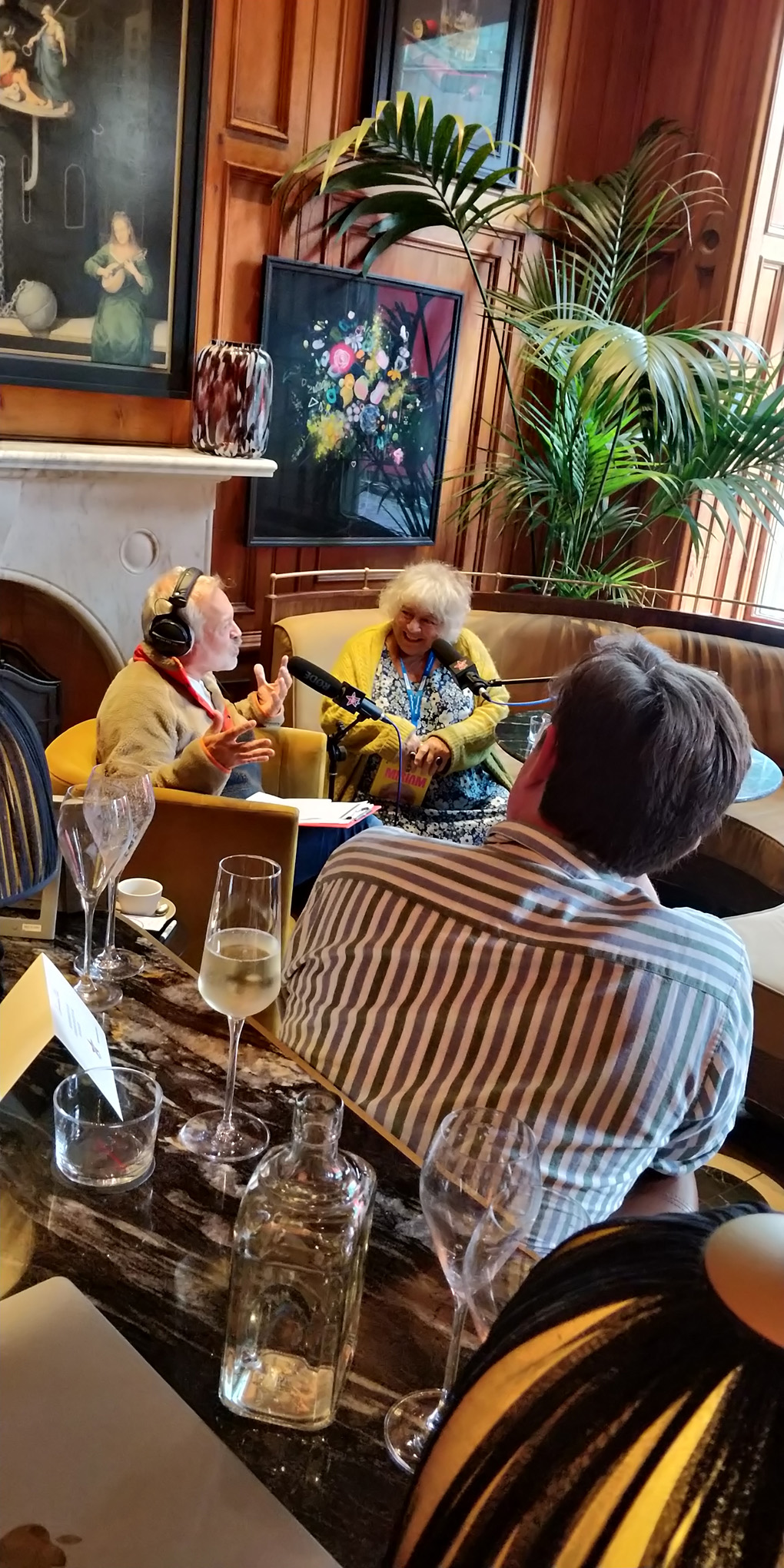Graham Norton chats to Miriam Margolyes in Edinburgh