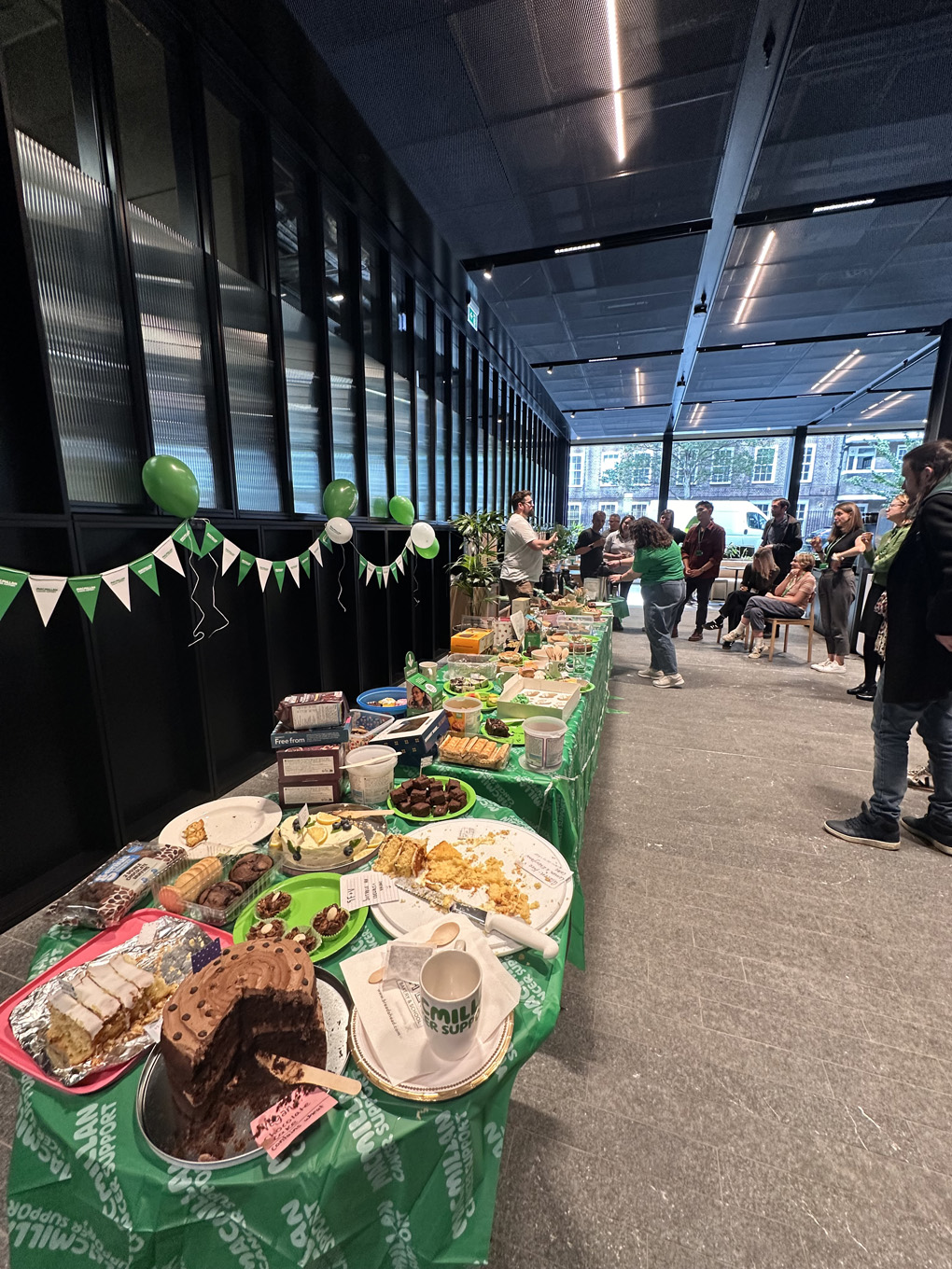 A load of cakes for Macmillan Coffee Morning.