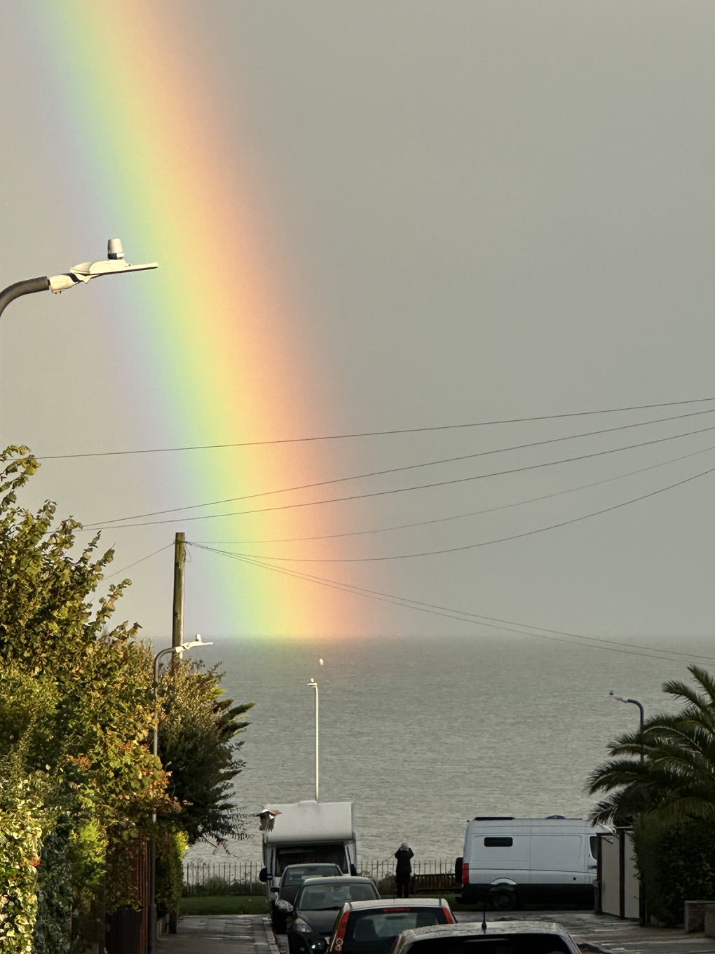 Vivid sea rainbow Broadstairs