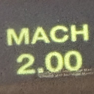 Mach 2 on Concorde sign
