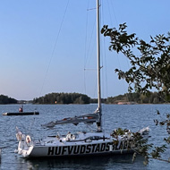 Sailing boat docked