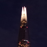 The Shard at night