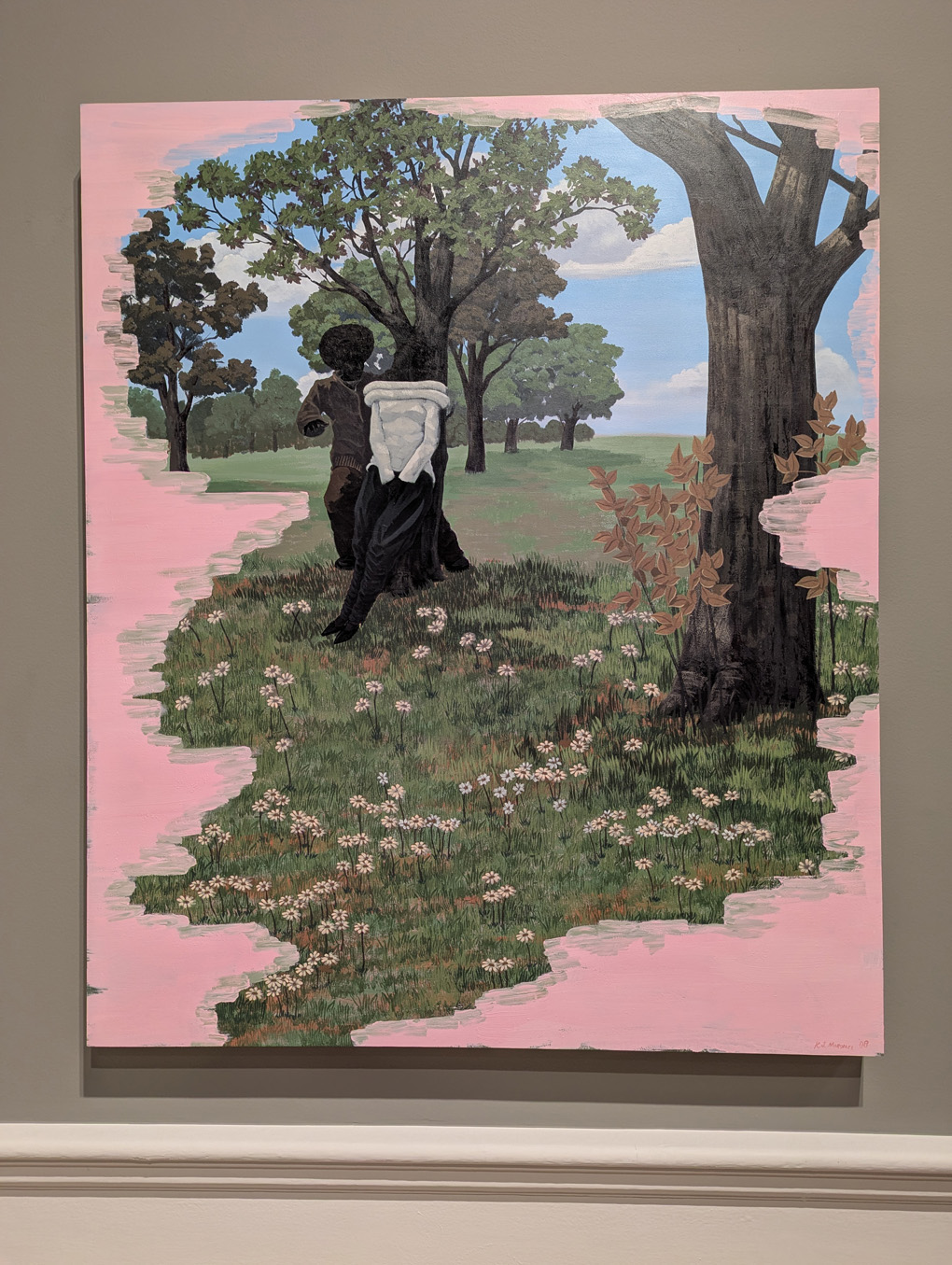 Photo of Kerry James Marshall work at the RA Show in Jan