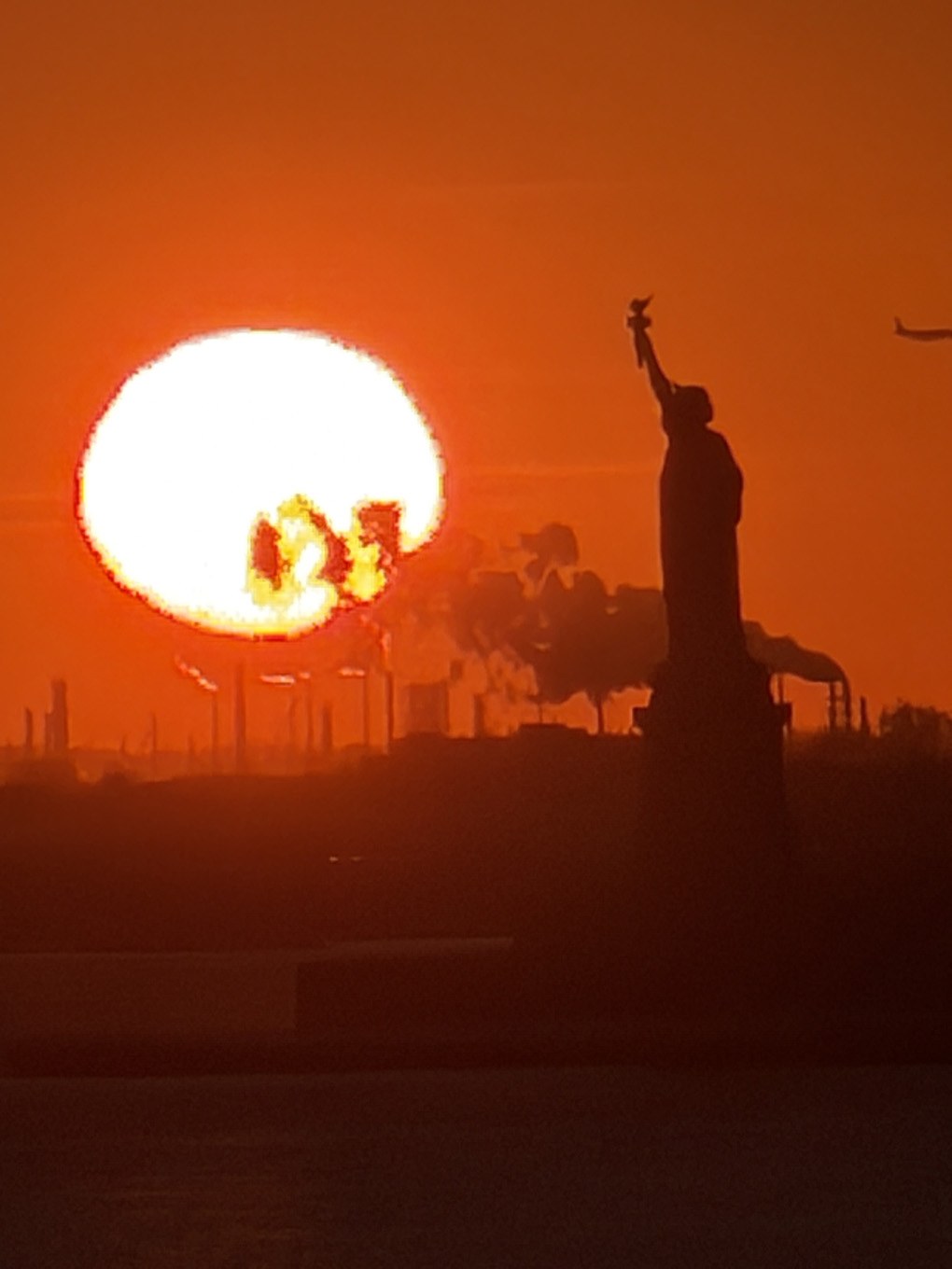 Statue of Liberty Sunset