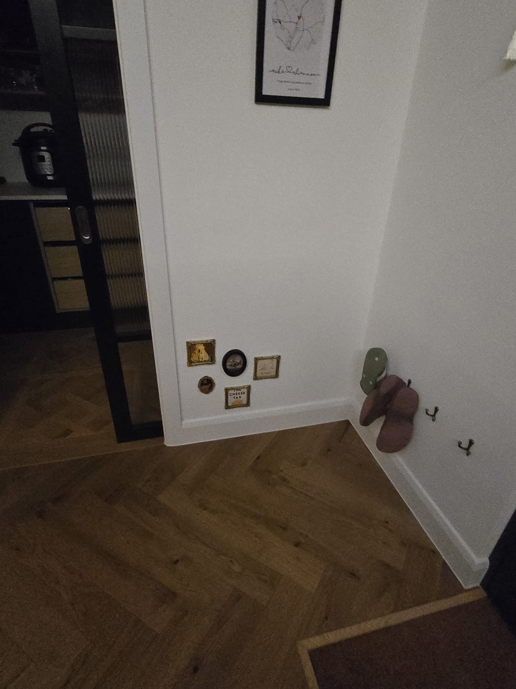 Wall decorations at skirting board height