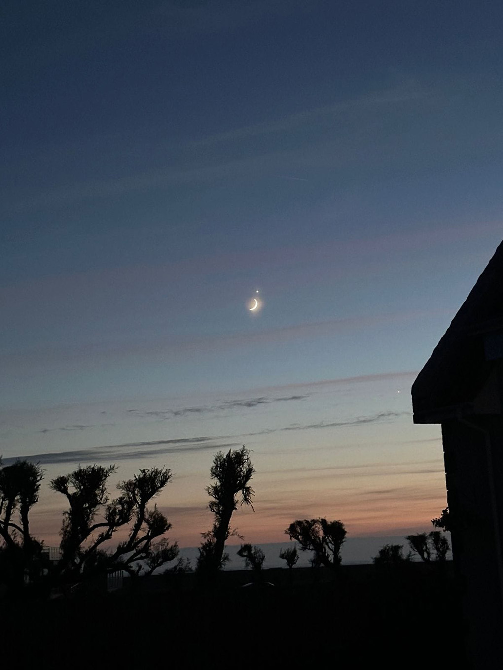 Moon and Venus