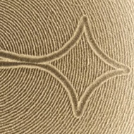 A symbol draw in sand