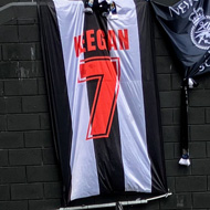 Thousands of flowers, shirts, scarves, and messages cover the ground outside St James’ Park as fans pay tribute to Kevin Keegan.
