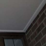 Freshly painted porch
